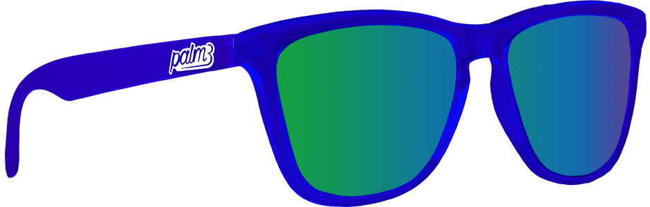 arctic blue forest sunglasses