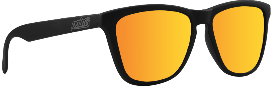 black sunset sunglass