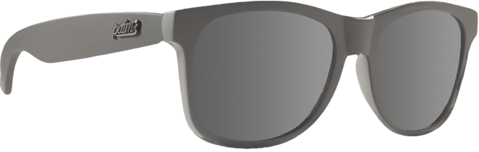 MATTE GREY SILVER SUNGLASSES