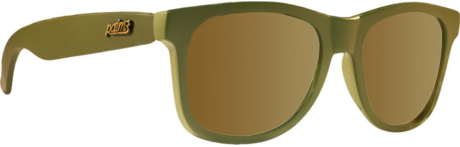 MATTE GREEN POLARIZED GOLD CLASSIC
